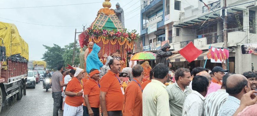 भेरूंदा में निकली भगवान जगन्नाथ की भव्य रथ यात्रा, बारिश के बीच उमड़ा आस्था का जनसैलाब