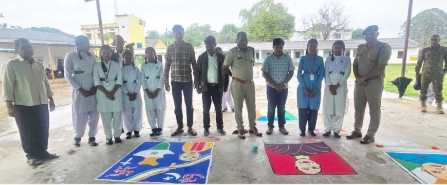 सरदार वल्लभभाई पटेल की 150वीं जयंती पर केशकाल में रंगोली, चित्रकला और निबंध प्रतियोगिता आयोजित