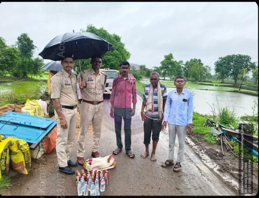 बालोद पुलिस की कार्रवाई: 36 पाव अवैध शराब के साथ आरोपी गिरफ्तार, मिशन नवचेतना के तहत बड़ी कार्रवाई
