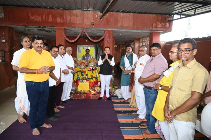 बसना अंचल में धूमधाम से निकली बहुड़ा रथ यात्रा, विधायक डॉ. संपत अग्रवाल ने खींचा भगवान जगन्नाथ का रथ