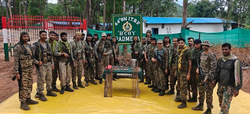 नारायणपुर में सुरक्षा बलों को बड़ी सफलता, सर्च अभियान में हथियार और विस्फोटक का डंप बरामद