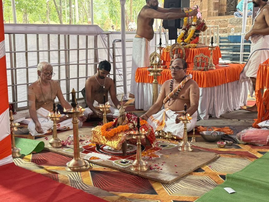 भोरमदेव मंदिर में पांच दिवसीय 'महाचतुर शुद्धि सहस्र कलशम्' अनुष्ठान शुरू, गुरु पूर्णिमा तक होंगे विशेष वैदिक आयोजन