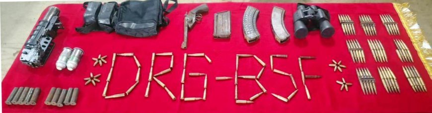 कोयलीबेड़ा में नक्सलियों के मंसूबों पर बड़ा प्रहार, जंगल से हथियार और विस्फोटकों का जखीरा बरामद