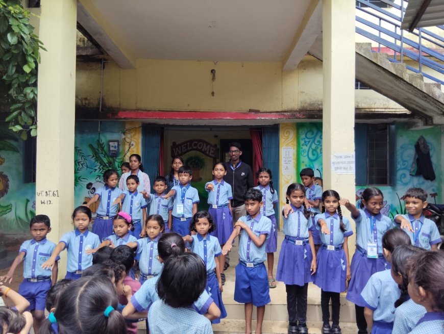 पेपर बैलेट से हुआ जे.आर. इंग्लिश मीडियम पब्लिक स्कूल में बाल सभा छात्र संघ चुनाव, नवनिर्वाचित प्रतिनिधियों ने ली शपथ