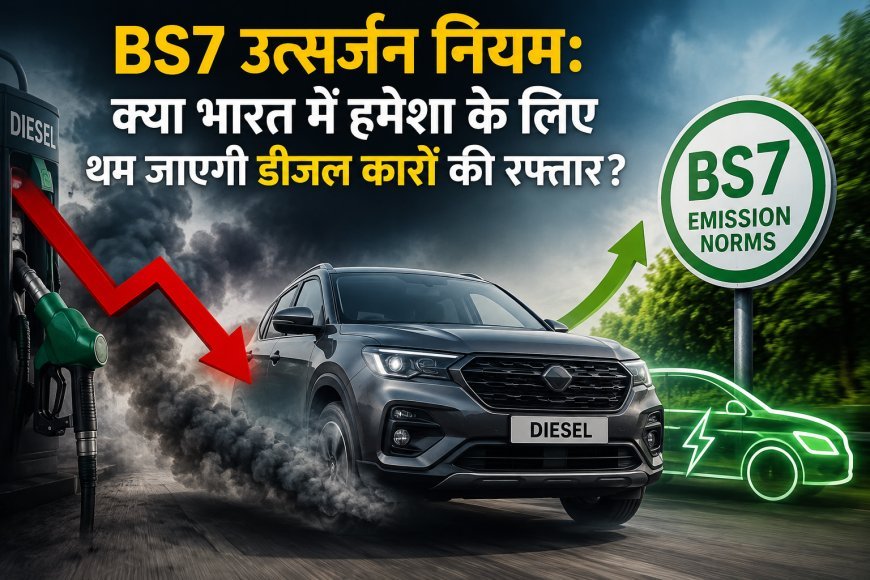BS7 उत्सर्जन नियम: क्या भारत में डीजल कारों का दौर खत्म होने की ओर?