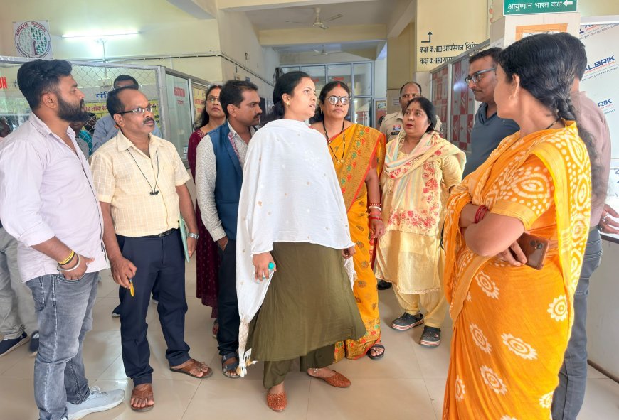 जनता की सेहत से कोई समझौता नहीं, मंत्री लक्ष्मी राजवाड़े ने भटगांव स्वास्थ्य केंद्र का किया औचक निरीक्षण