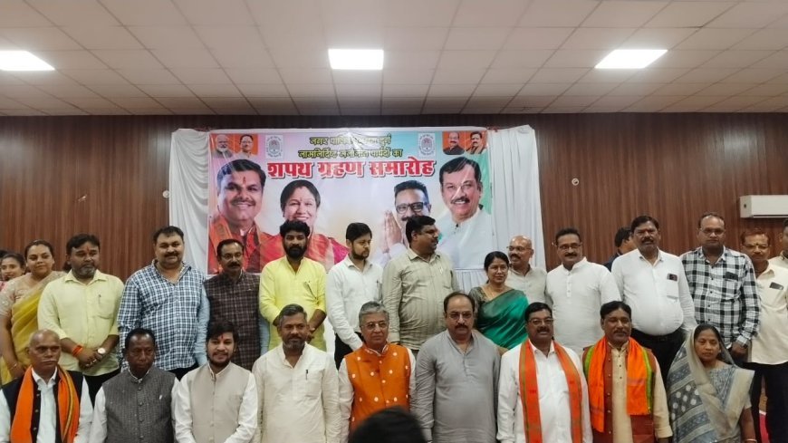 दुर्ग नगर निगम के 9 एल्डरमेनों ने ली शपथ, विकास और जनसेवा का लिया संकल्प