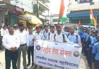 अमरवाड़ा महाविद्यालय में हर घर तिरंगा अभियान, क्विज प्रतियोगिता के बाद निकली भव्य तिरंगा रैली