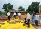 जनमन योजना के तहत निर्माणाधीन आदिवासी छात्रावास भवन का अधीक्षण अभियंता ने किया निरीक्षण