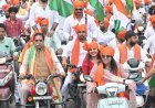 रायपुर पश्चिम में हजारों की तिरंगा यात्रा, भारत माता की आरती से गूंजा राष्ट्रगौरव का संदेश