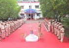 स्वतंत्रता दिवस पर कबीरधाम पुलिस अधीक्षक कार्यालय में ध्वजारोहण, शहीद परिवारों का सम्मान