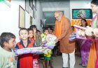 विधायक ललित चंद्राकर ने “तारे जमीन पर” मूक-बधिर आवासीय विद्यालय के बच्चों को वितरित की पुस्तकें एवं बैग