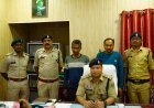 नारायणपुर में अंग्रेजी शराब दुकान में चोरी का खुलासा, दो आरोपी गिरफ्तार, 9300 रुपये और औजार बरामद