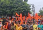 सावन के चौथे सोमवार पर हर हर महादेव के जयकारों से गूंजा सक्ती, तुर्रिधाम के लिए निकली भक्तों की पदयात्रा