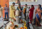 श्रावण मास के अंतिम सोमवार को सांसद विजय बघेल ने भगवान भोलेनाथ की पूजा-अर्चना की