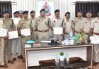 उत्कृष्ट अपराध विवेचना के लिए दुर्ग पुलिस के 16 अधिकारी-कर्मचारी सम्मानित, प्रशस्ति पत्र और पुरस्कार से किया गया सम्मान