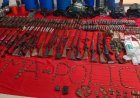 सुकमा में नक्सलियों के बड़े डम्प का खुलासा, 23 हथियार समेत 492 जिंदा राउंड और भारी मात्रा में विस्फोटक बरामद