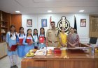 रक्षाबंधन पर सिंगरौली में दिखा स्नेह और विश्वास, छात्राओं ने एसपी षियाज के.एम. को बांधी राखी