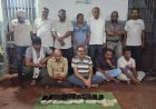 दुर्ग पुलिस की जुआ फड़ पर बड़ी कार्रवाई, 12 आरोपी गिरफ्तार