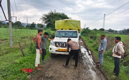भिलाई–मुहाई मार्ग बदहाल: जलनिगम और ठेकेदार की लापरवाही से ग्रामीण परेशान