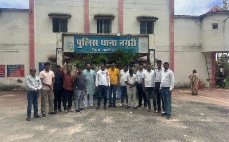 मंत्री के दौरे से पहले कांग्रेस कार्यकर्ताओं को हिरासत में लेने का आरोप, नगरी में राजनीतिक विवाद