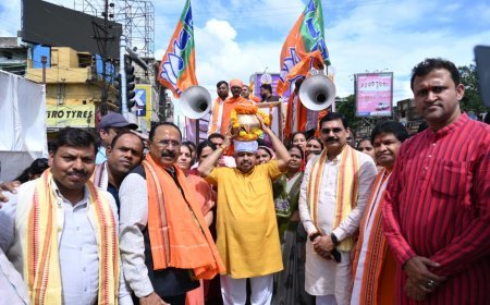 संत रविदास जयंती पर फाफाडीह में निकली भव्य कलश यात्रा, विधायक पुरन्दर मिश्रा ने किया शुभारंभ