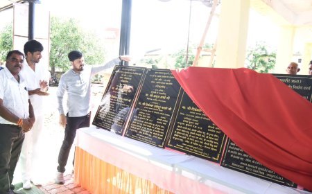 कुम्हारी (ज़ारा) को विधायक अनुज शर्मा की ₹76.69 लाख की विकास सौगात, विकास कार्यों का लोकार्पण व वृक्षारोपण