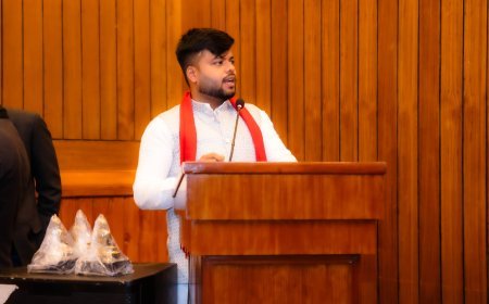 नेपाल के काठमांडू में नारायणपुर के पत्रकार अभिषेक बेनर्जी को मिला ‘अंतरराष्ट्रीय पत्रकारिता सम्मान–2026’