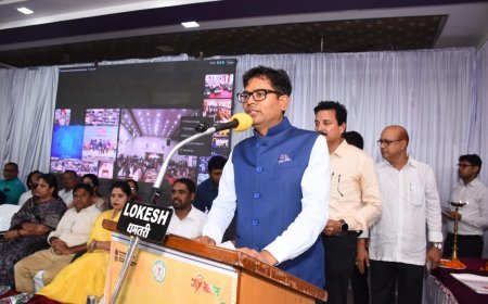 धमतरी में 'नशामुक्त युवा–विकसित भारत संकल्प अभियान' का आयोजन, मंत्री ओ.पी. चौधरी ने दिलाई नशामुक्ति की शपथ
