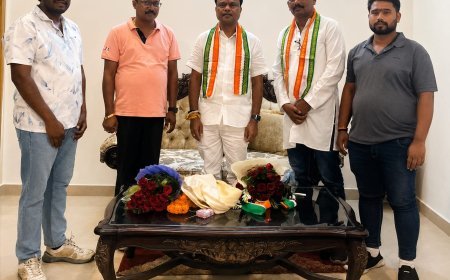 दीपक बैज से धमतरी आदिवासी कांग्रेस नेताओं की मुलाकात, संगठन विस्तार और सिहावा की राजनीति पर हुई चर्चा