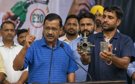 E20 पेट्रोल नीति के खिलाफ अरविंद केजरीवाल का विरोध तेज, पीएम आवास मार्च का ऐलान