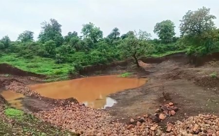 उभेगांव में निर्माण कार्यों पर भ्रष्टाचार के आरोप, सीएम हेल्पलाइन के निराकरण पर उठे सवाल
