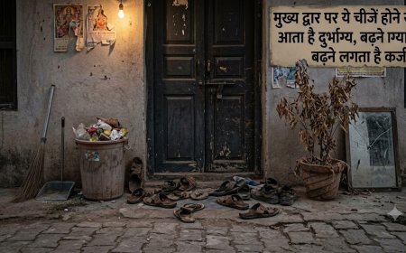 घर के मुख्य द्वार पर ये चीजें होने से आता है दुर्भाग्य, बढ़ने लगता है कर्ज