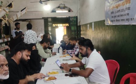 रायपुर में निःशुल्क आयुष्मान कार्ड शिविर आयोजित, 256 लोगों का हुआ पंजीयन