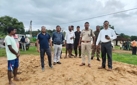 बलरामपुर में शासकीय स्कूल की एक एकड़ जमीन से हटाया गया अवैध कब्जा