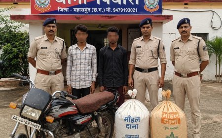 पिथौरा में कथित गौमांस परिवहन पर पुलिस की कार्रवाई, दो हिरासत में