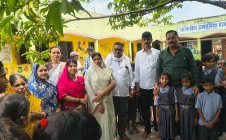 जामुल के प्राथमिक शाला परिसर में बनेगा डोम शेड, विकास कार्य का हुआ भूमिपूजन