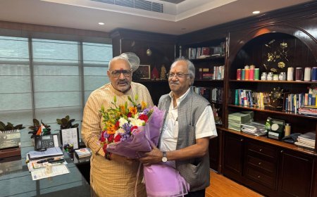बृजमोहन अग्रवाल ने केंद्रीय मंत्रियों से की मुलाकात, छत्तीसगढ़ के विकास और जनहित के मुद्दे उठाए