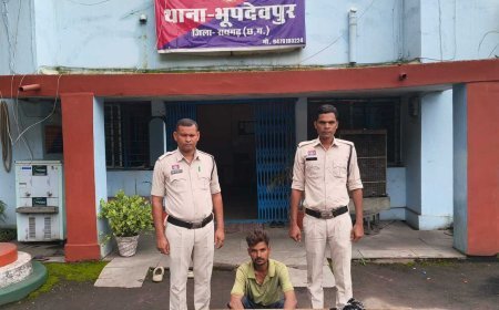 भूपदेवपुर पुलिस ने घर में चोरी का किया खुलासा, चोरी का पूरा सामान बरामद, आरोपी गिरफ्तार