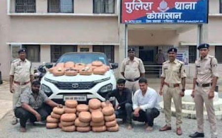 टाटा हैरियर कार से 114 किलो गांजा तस्करी नाकाम, महासमुंद पुलिस ने तीन अंतरराज्यीय तस्करों को दबोचा