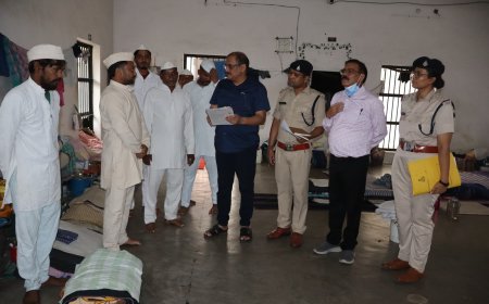 डीजी जेल हिमांशु गुप्ता का बिलासपुर केंद्रीय जेल में आकस्मिक निरीक्षण, कैदियों के लिए आधुनिक सुविधाओं को मिली मंजूरी
