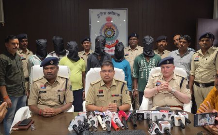 कबीरधाम पुलिस ने चेन स्नेचिंग गिरोह का किया पर्दाफाश, 5 मामलों का खुलासा, 6 आरोपी गिरफ्तार