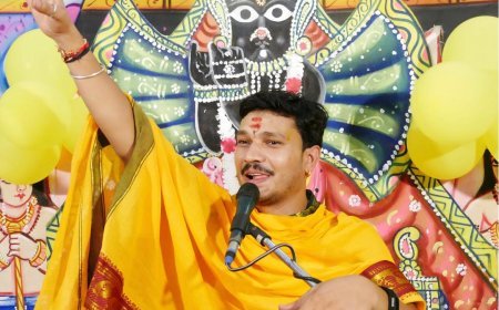 कन्नौद में भव्य कलश यात्रा के साथ संगीतमय श्रीमद् भागवत कथा का शुभारंभ