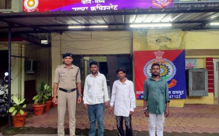 जानलेवा हमला करने वाले तीन आरोपी गिरफ्तार, सिविल लाइन पुलिस की कार्रवाई