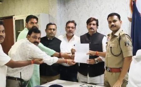 भगवान शिव और सनातन धर्म पर आपत्तिजनक टिप्पणी का आरोप, भाजपा प्रतिनिधिमंडल ने थाने में सौंपा ज्ञापन