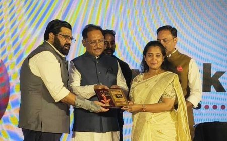 शिक्षा के क्षेत्र में उत्कृष्ट कार्य के लिए रुपिका लॉरेंस सम्मानित, मुख्यमंत्री विष्णु देव साय ने प्रदान किया सम्मान