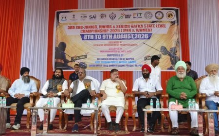 तृतीय राज्य स्तरीय गतका प्रतियोगिता-2026 का भव्य शुभारंभ, 15 जिलों के 357 खिलाड़ी ले रहे हिस्सा