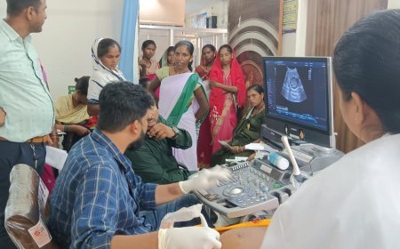 वनांचल की गर्भवती महिलाओं को मिली बड़ी स्वास्थ्य सुविधा, तरेगांव में 97 महिलाओं की निःशुल्क सोनोग्राफी