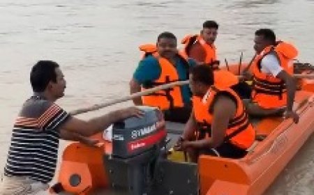 जोंक नदी के एनीकट में डूबे दो नाबालिग, एक को बचाया गया, दूसरे की तलाश जारी
