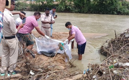 कौड़िया एनीकट में 43 घंटे बाद मिला 16 वर्षीय हरिशंकर का शव, झाड़ियों में फंसा मिला